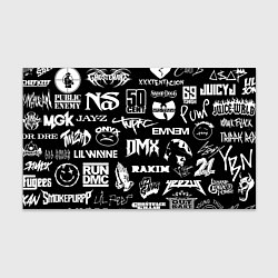 Бумага для упаковки RAP & HIP HOP LOGOS