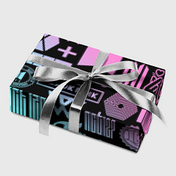 Бумага для упаковки K-POP LOGOBOMBING КОРЕЙСКИЕ ГРУППЫ, цвет: 3D-принт — фото 2