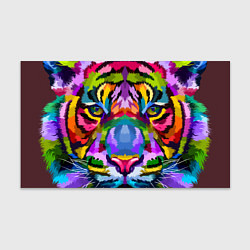 Бумага для упаковки Морда тигра крупным планом, цвет: 3D-принт