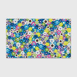 Бумага для упаковки Takashi Murakami Улыбающиеся цветы, цвет: 3D-принт