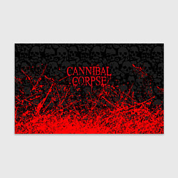 Бумага для упаковки CANNIBAL CORPSE, БРЫЗГИ КРАСОК ЧЕРЕПА