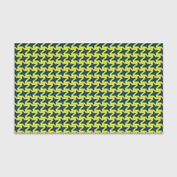 Бумага для упаковки Сине-желтые гусиные лапки