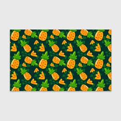 Бумага для упаковки Ананасы Много ананасов, цвет: 3D-принт