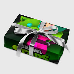 Бумага для упаковки LOLA BRAWLSTARS dark green, цвет: 3D-принт — фото 2
