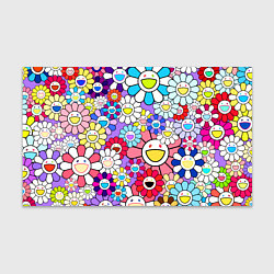 Бумага для упаковки Цветы Takashi Murakami, цвет: 3D-принт