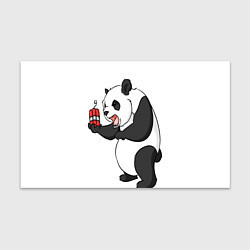 Бумага для упаковки Взрывная панда, цвет: 3D-принт