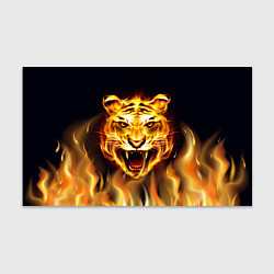 Бумага для упаковки Тигр В Пламени, цвет: 3D-принт