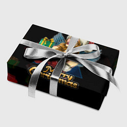 Бумага для упаковки Merry Christmas Снегурочка с подарком, цвет: 3D-принт — фото 2
