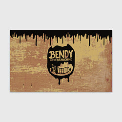 Бумага для упаковки ЧЕРНЫЙ БЕНДИ BENDY AND THE INK MACHINE, цвет: 3D-принт