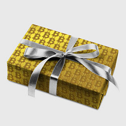 Бумага для упаковки Биткоин золото, цвет: 3D-принт — фото 2