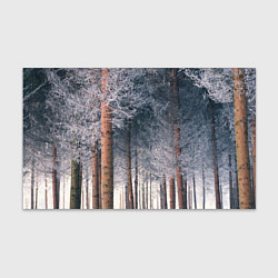Бумага для упаковки Зимний еловый лес, цвет: 3D-принт
