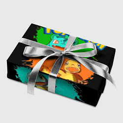 Бумага для упаковки Стартовые покемоны - Pokemon, цвет: 3D-принт — фото 2