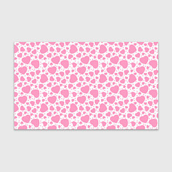 Бумага для упаковки Розовые Сердечки LOVE