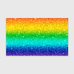 Бумага для упаковки Блестки радуга, цвет: 3D-принт