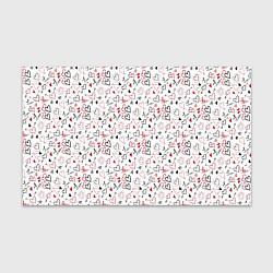 Бумага для упаковки Valentines Pattern, цвет: 3D-принт