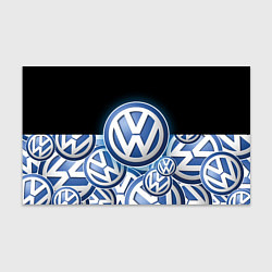 Бумага для упаковки Volkswagen Большое лого паттерн, цвет: 3D-принт