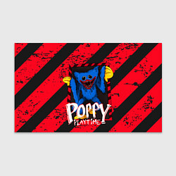 Бумага для упаковки Poppy Playtime RED WARNING, цвет: 3D-принт