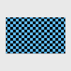 Бумага для упаковки Шахматная доска Синяя