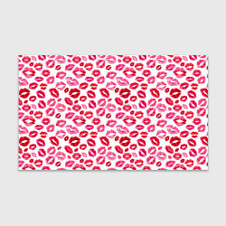 Бумага для упаковки Поцелуи Губы, цвет: 3D-принт