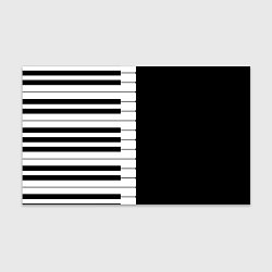 Бумага для упаковки Черно-Белое Пианино Piano