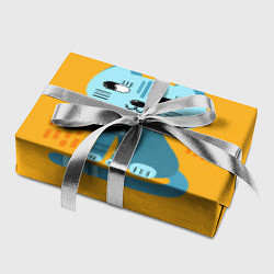 Бумага для упаковки Очаровательный котик в плоском стиле в ярких цвета, цвет: 3D-принт — фото 2