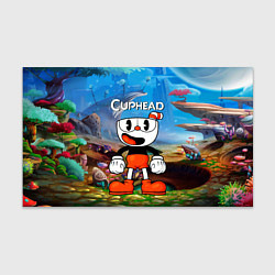 Бумага для упаковки Cuphead Красная чашечка