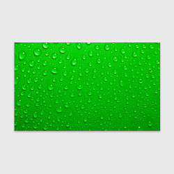 Бумага для упаковки Зеленый фон с росой, цвет: 3D-принт