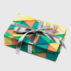 Бумага для упаковки Цветные объемные треугольники, цвет: 3D-принт — фото 2