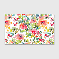 Бумага для упаковки Floral pattern Watercolour Summer