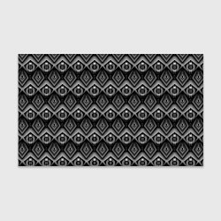 Бумага для упаковки Черно-белый геометрический современный узор арт де, цвет: 3D-принт