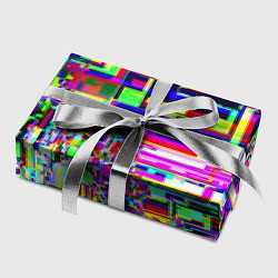 Бумага для упаковки Яркий авангардный глитч, цвет: 3D-принт — фото 2