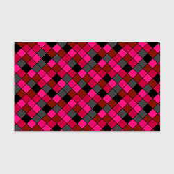 Бумага для упаковки Розово-красный геометрический узор, цвет: 3D-принт
