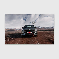 Бумага для упаковки Toyota Land Cruiser in the mountains, цвет: 3D-принт