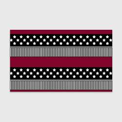 Бумага для упаковки Burgundy black striped pattern, цвет: 3D-принт