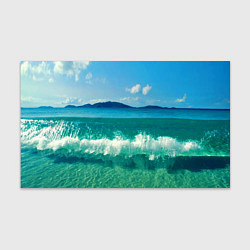 Бумага для упаковки Волна набегает на берег