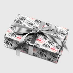 Бумага для упаковки Глаза и брови поп арт, цвет: 3D-принт — фото 2