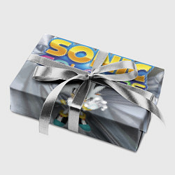 Бумага для упаковки Silver Hedgehog - Sonic - Video Game, цвет: 3D-принт — фото 2