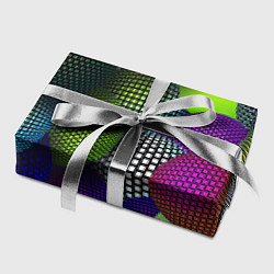 Бумага для упаковки Трехмерные разноцветные шары, цвет: 3D-принт — фото 2
