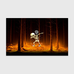 Бумага для упаковки Skeletons dab - dark forest