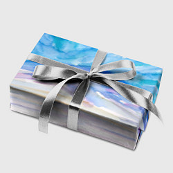 Бумага для упаковки Заснеженный пейзаж акварель, цвет: 3D-принт — фото 2