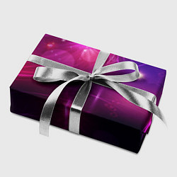 Бумага для упаковки Фиолетовые неоновые блики, цвет: 3D-принт — фото 2