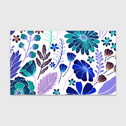 Бумага для упаковки Графичная растительная композиция, цвет: 3D-принт