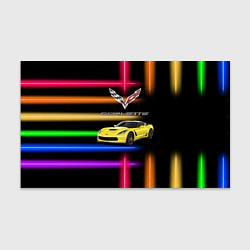 Бумага для упаковки Chevrolet Corvette - гоночная команда - Motorsport, цвет: 3D-принт