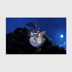 Бумага для упаковки Night flight Totoro