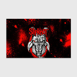Бумага для упаковки Slipknot - красный козел