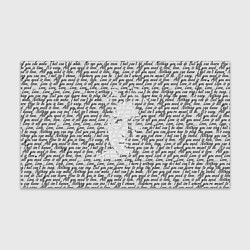 Бумага для упаковки Джон Леннон, портрет и слова песни