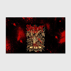 Бумага для упаковки Slipknot red black