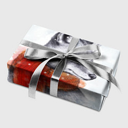 Бумага для упаковки Новогодняя тёплая лиса, цвет: 3D-принт — фото 2
