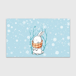 Бумага для упаковки Кролик в снеженом лесу, цвет: 3D-принт