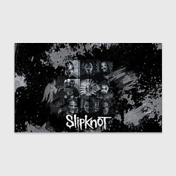 Бумага для упаковки Slipknot black & white style, цвет: 3D-принт